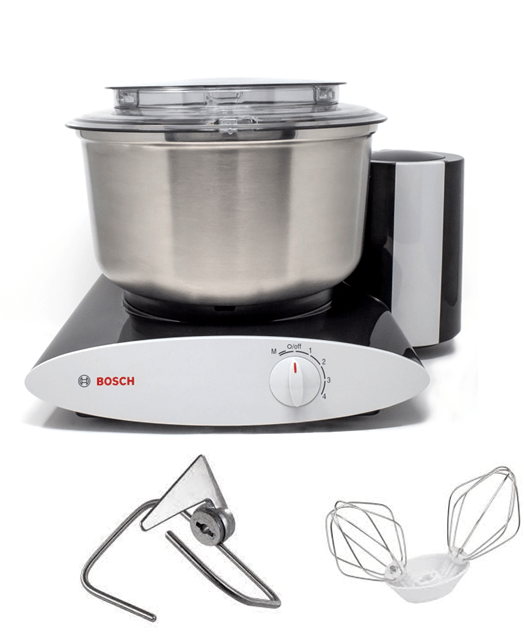 Bosch Universal Plus Stand Mixer Black with Stainless Stee Bowl MUM6N10UG  R2 Refurbished with Full Warranty