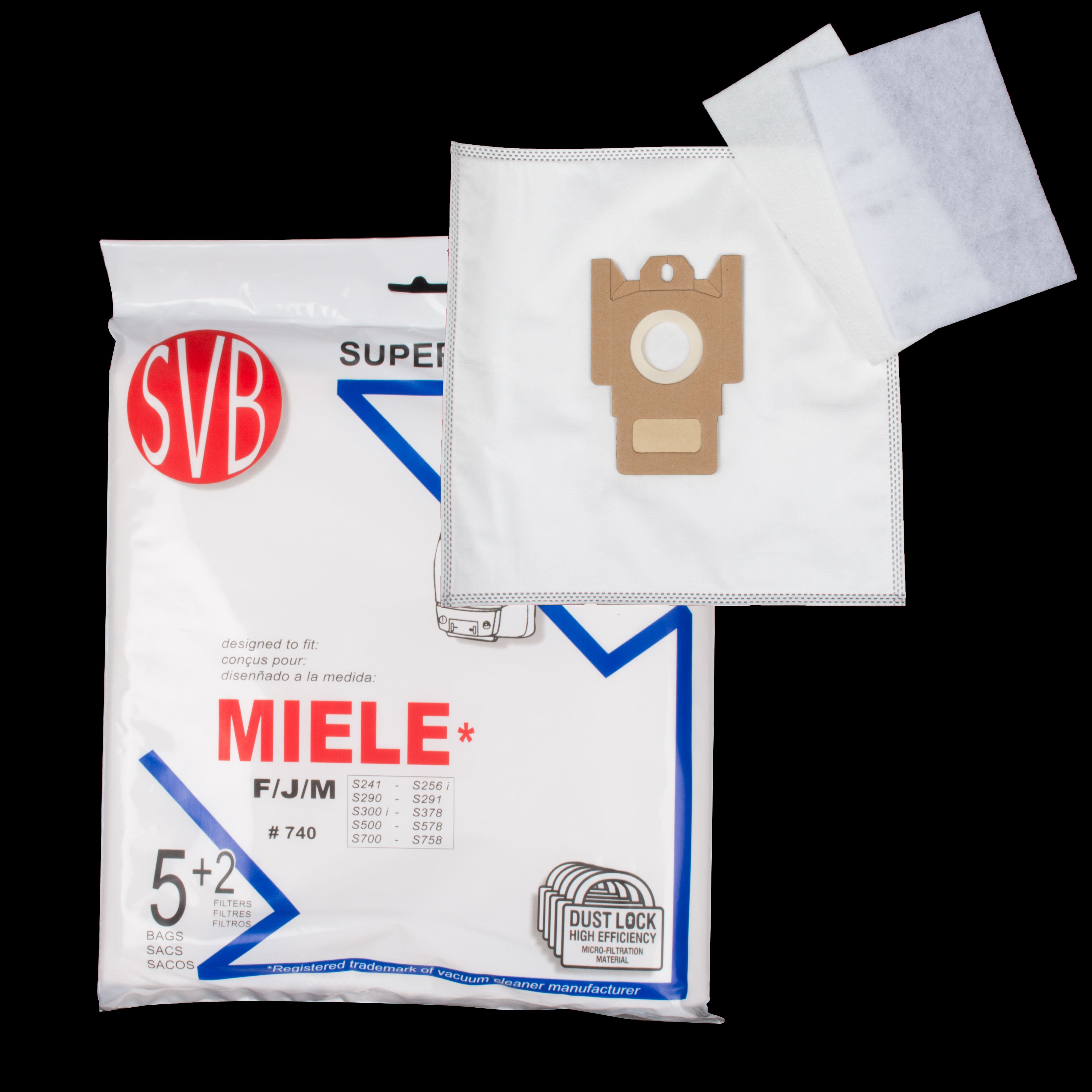 Miele FJM Vacuum 5 Bags & 2 Filters