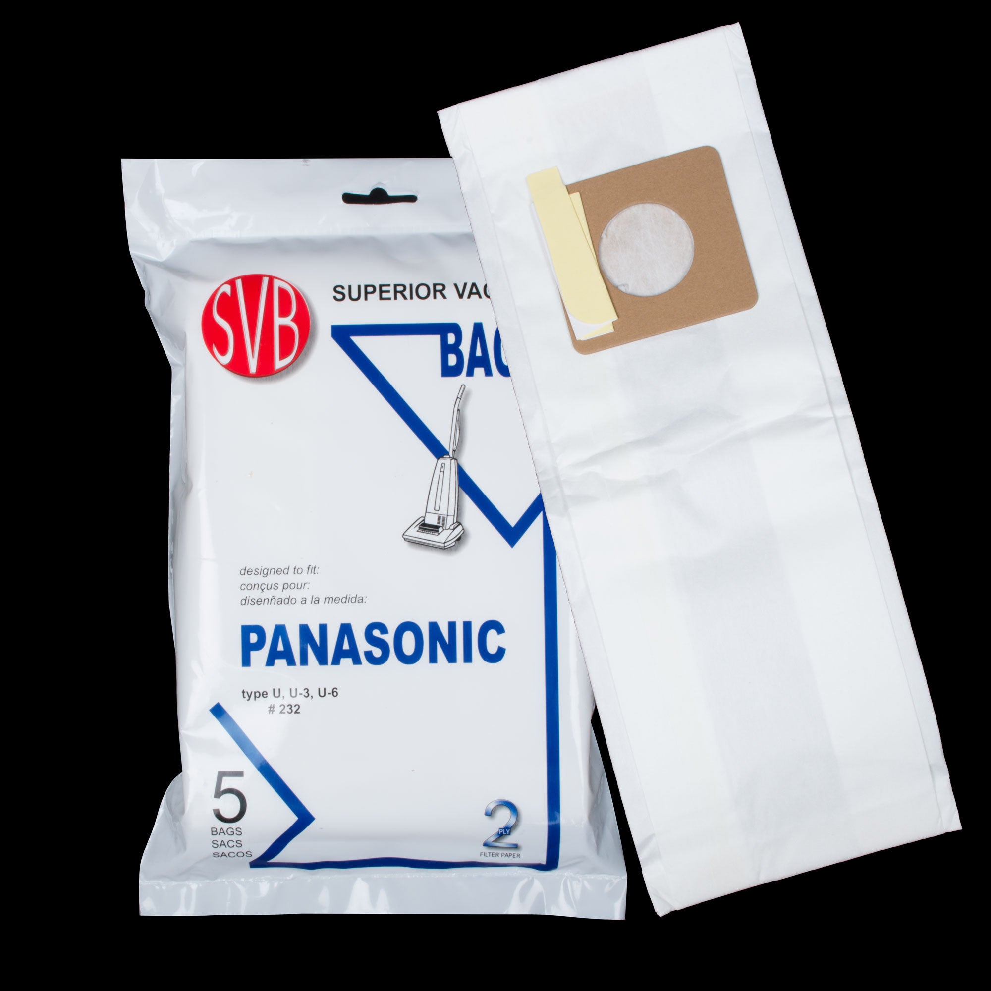 SVB Panasonic Upright Bag U U6