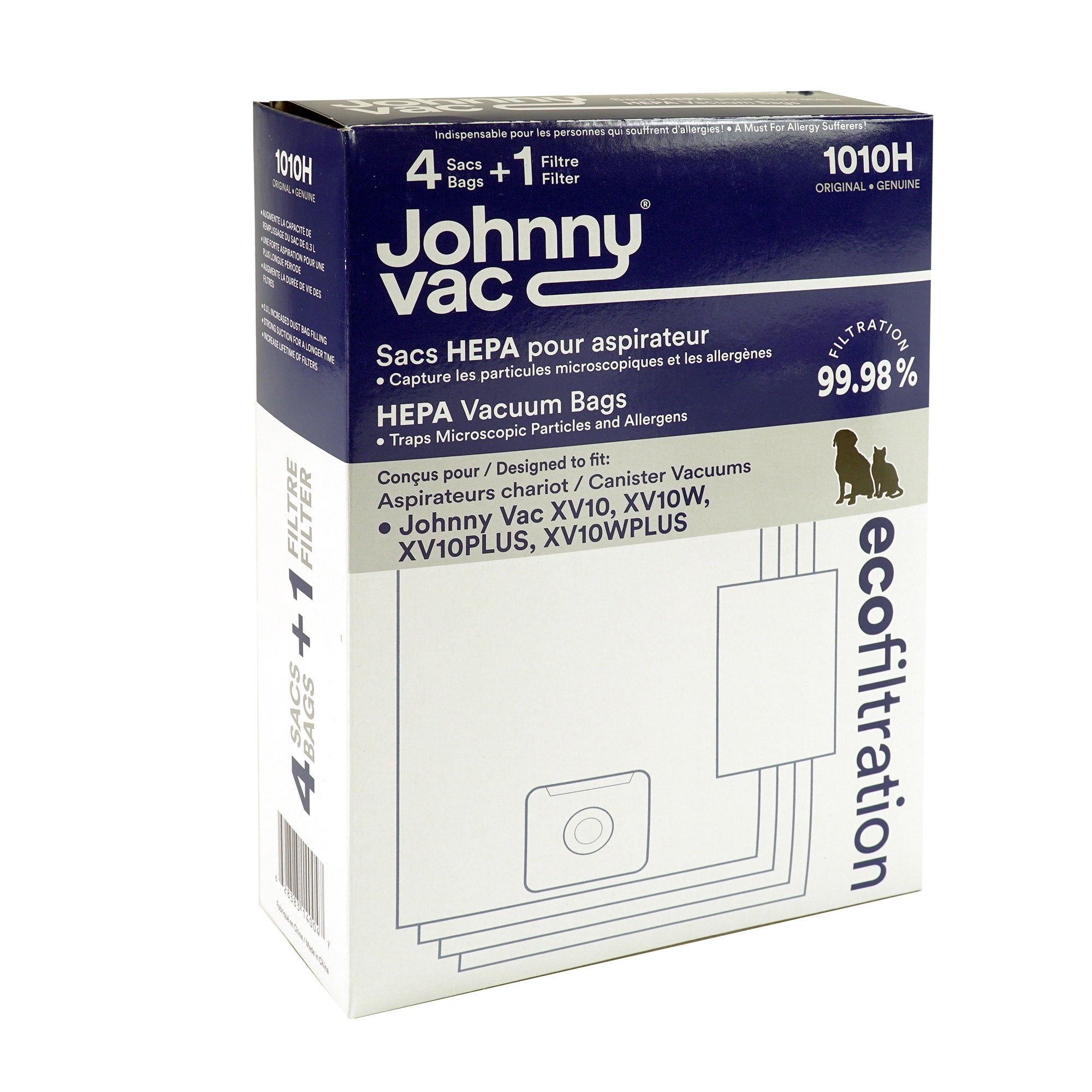 Johnny Vac Hepa Filters or Bags