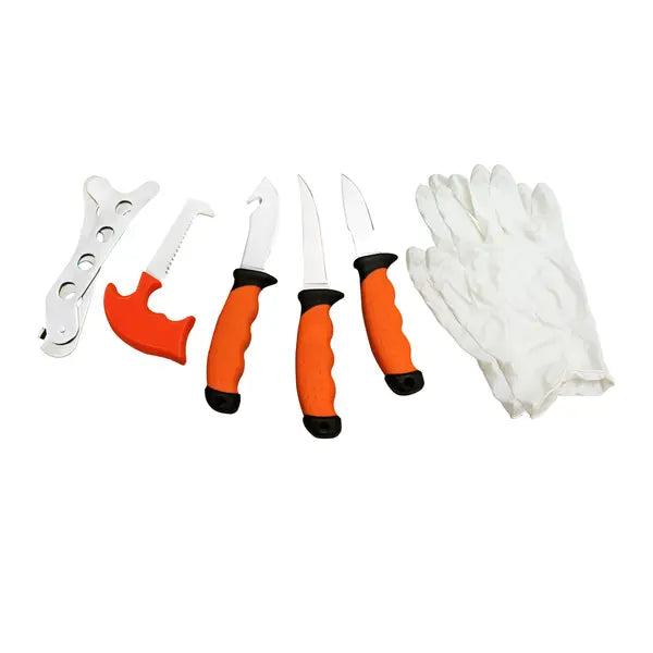 CHARD Game Processing Knife Set – 7-Piece Field & Home Butchering Kit