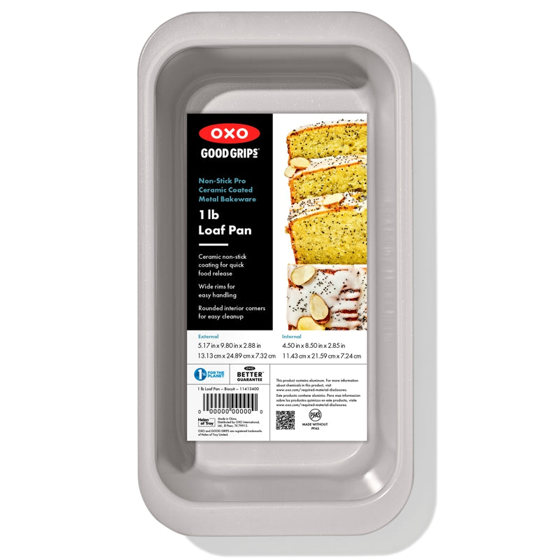 OXO Pro Ceramic 1lb Loaf Pan - 13 x 25 x 7.3 cm