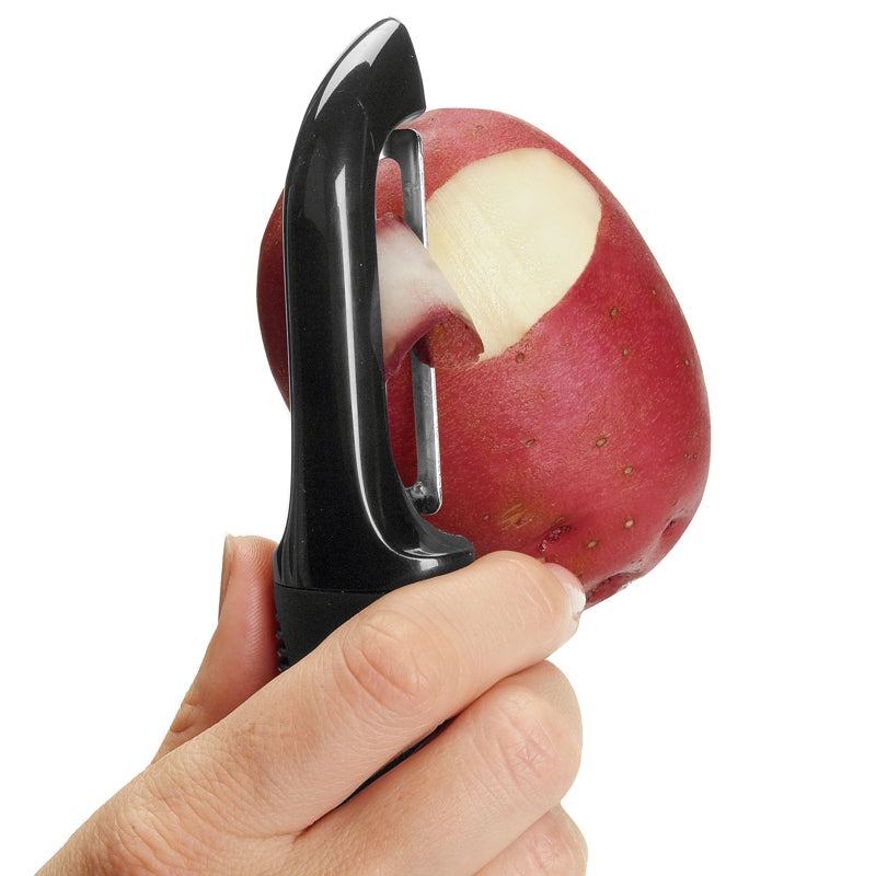 Éplucheur dentelé pivotant