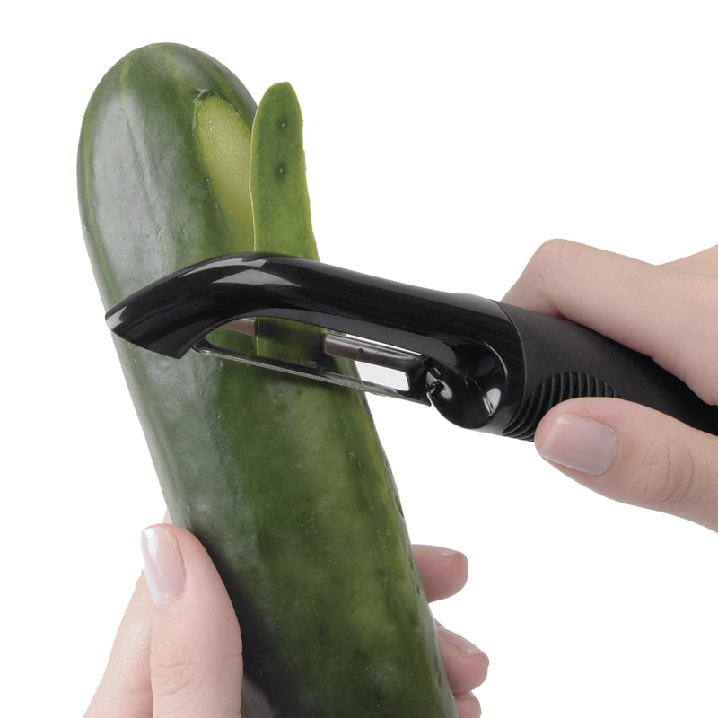Éplucheur dentelé pivotant