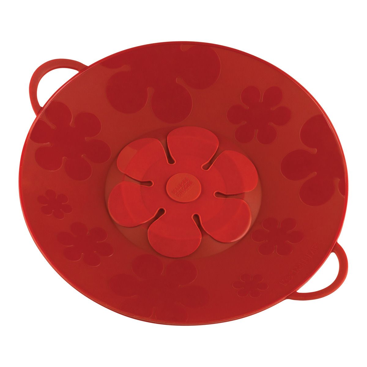 Kuhn Rikon Spill Stopper Red Flower 11in