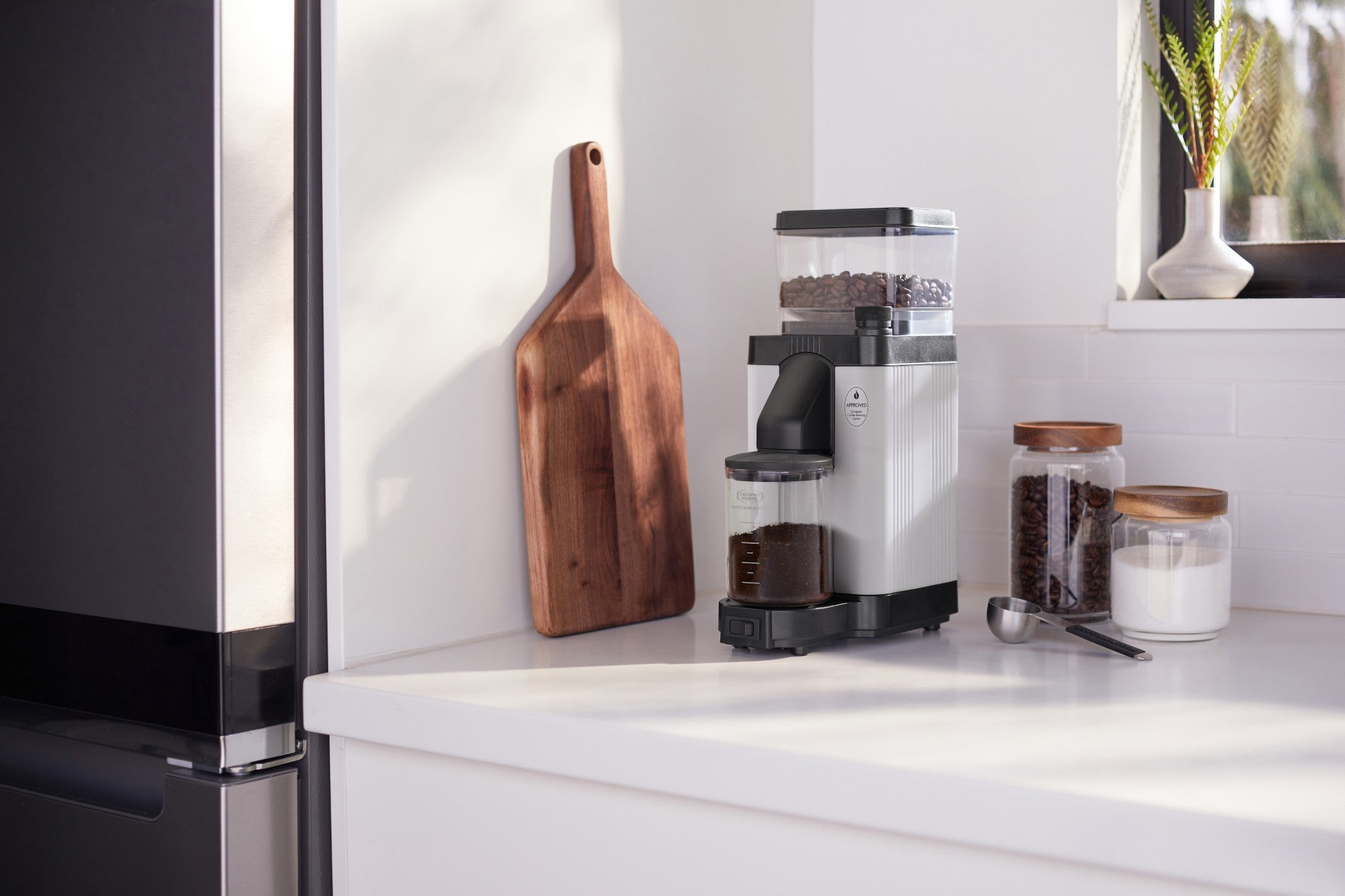 Moulin à café Moccamaster Technivorm Burr KM5 - Argent poli