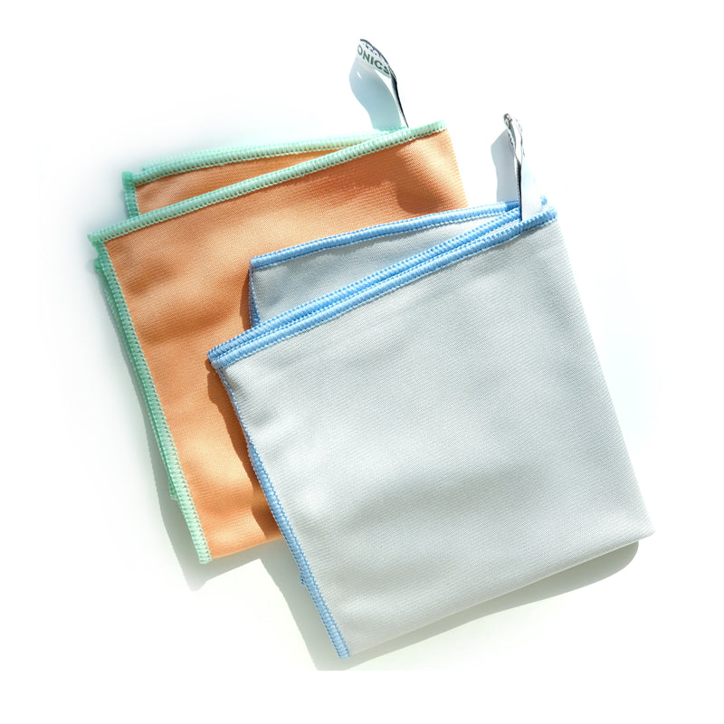 Full Circle RENEW™ Recycled Microfibre Glass Cloths - Set of 2