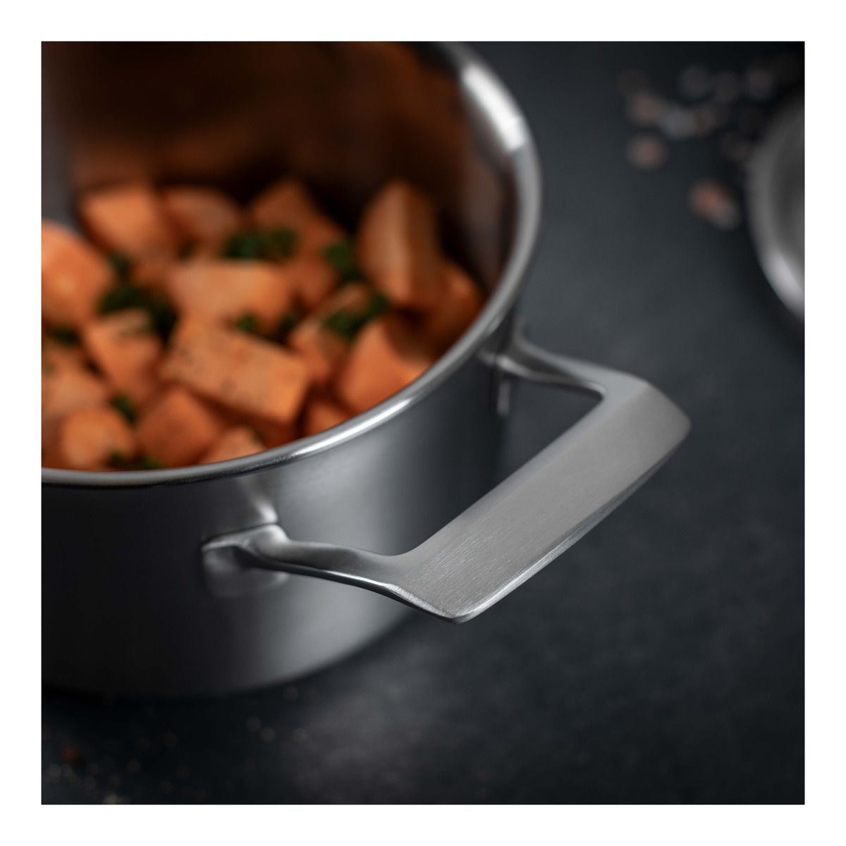 Kuhn Rikon -CULINARY FIVEPLY SET · Saucepan 1.7 L + Pots 3.4 L + 6.4 L