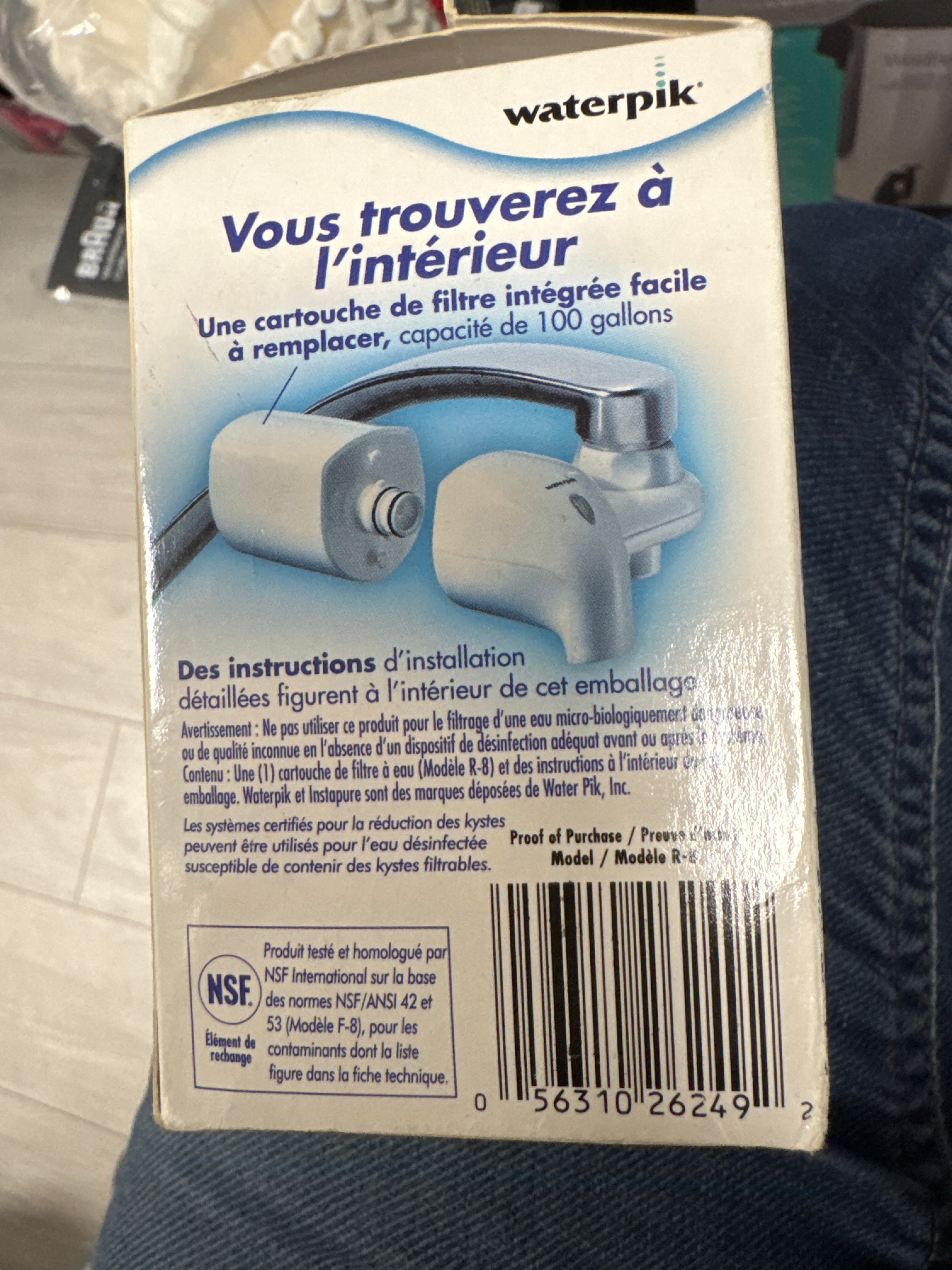 Filtre à eau Instapure