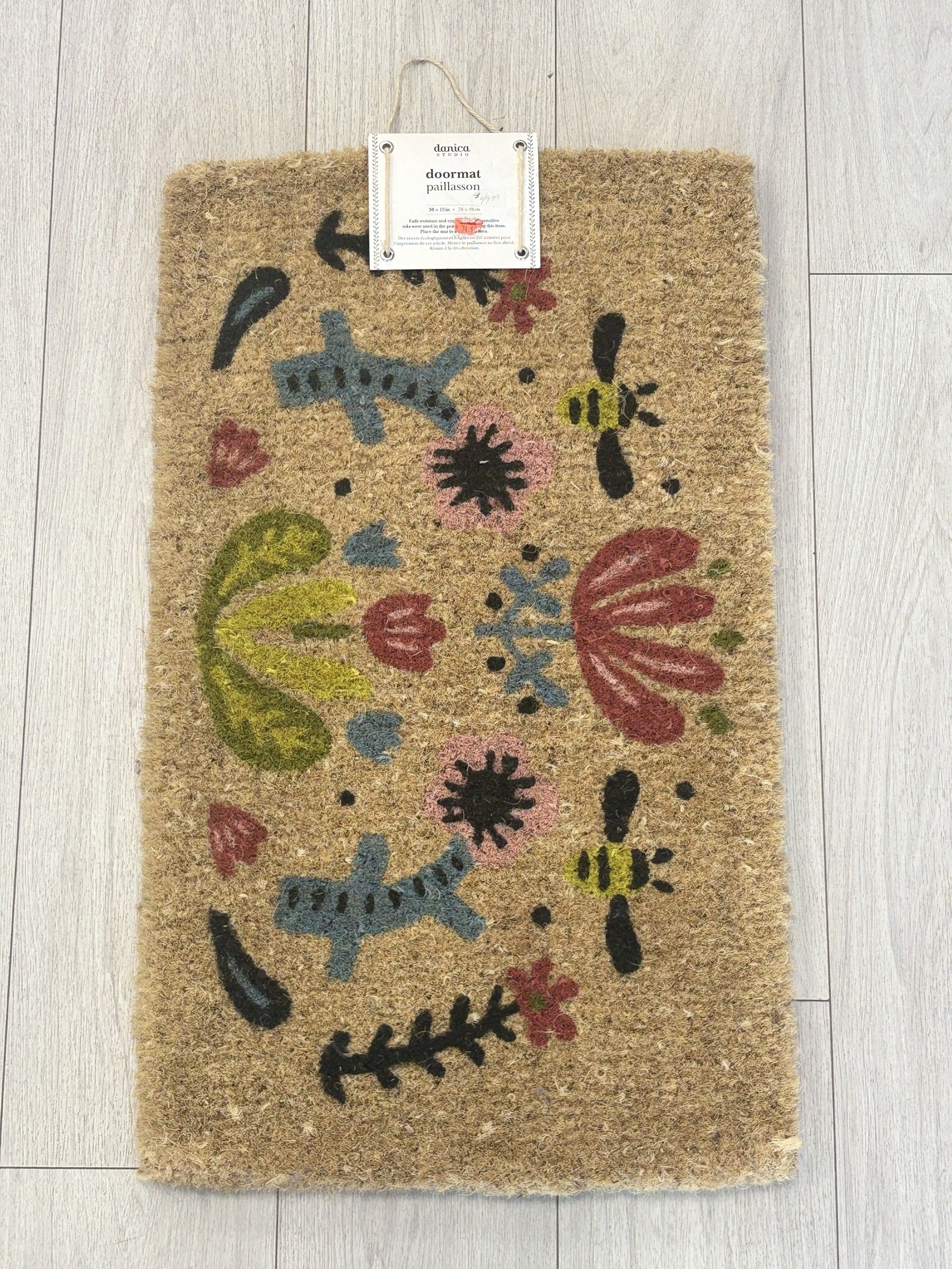 Danica Free Range Doormat - Flowers - Out Of Stock