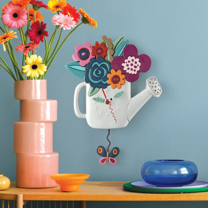 Enesco Time to Bloom Wall Clock