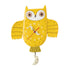Enesco Golden Hoot Owl Wall Clock