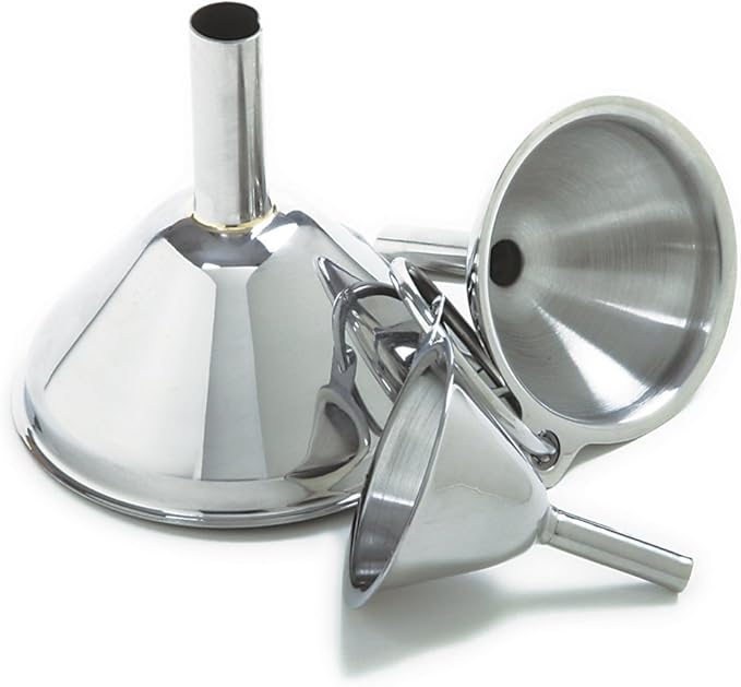 Norpro Stainless Steel Funnel Set