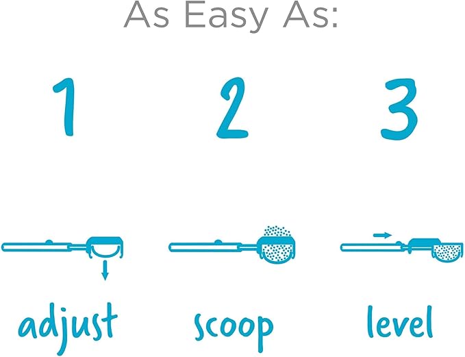 Dreamfarm Levoop – Adjustable Measuring Scoop RED