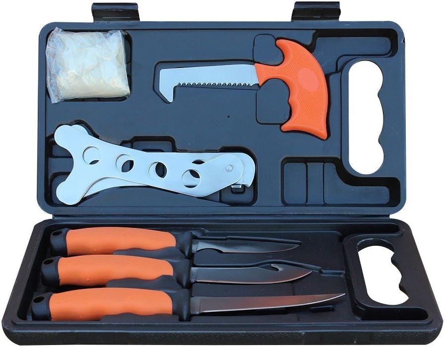 CHARD Game Processing Knife Set – 7-Piece Field & Home Butchering Kit