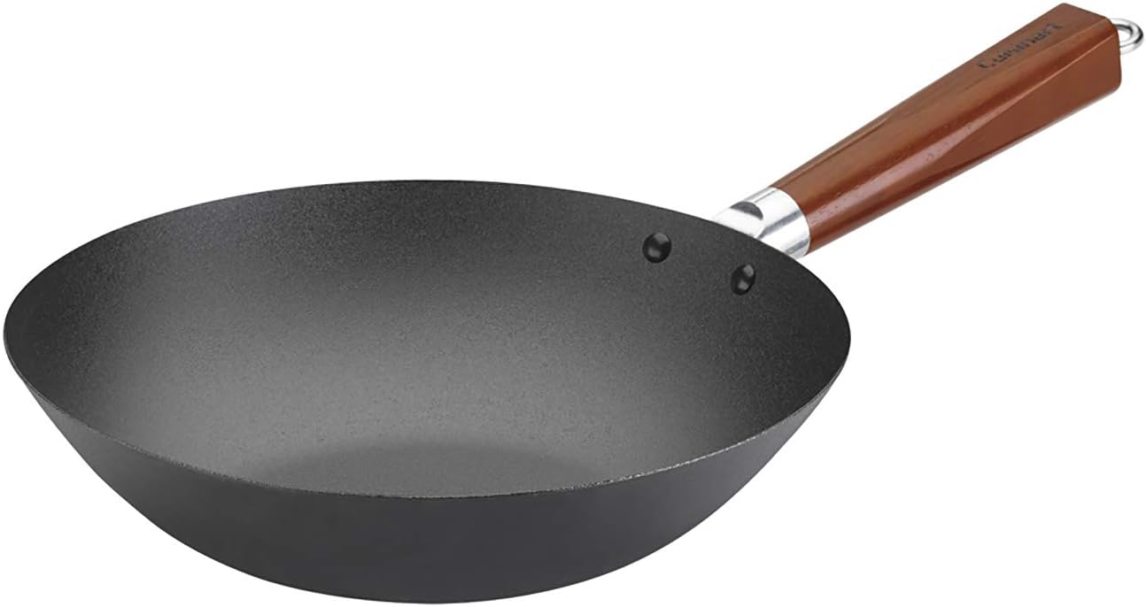 Wok en acier pré-assaisonné Cuisinart 11" - CSW26-28C