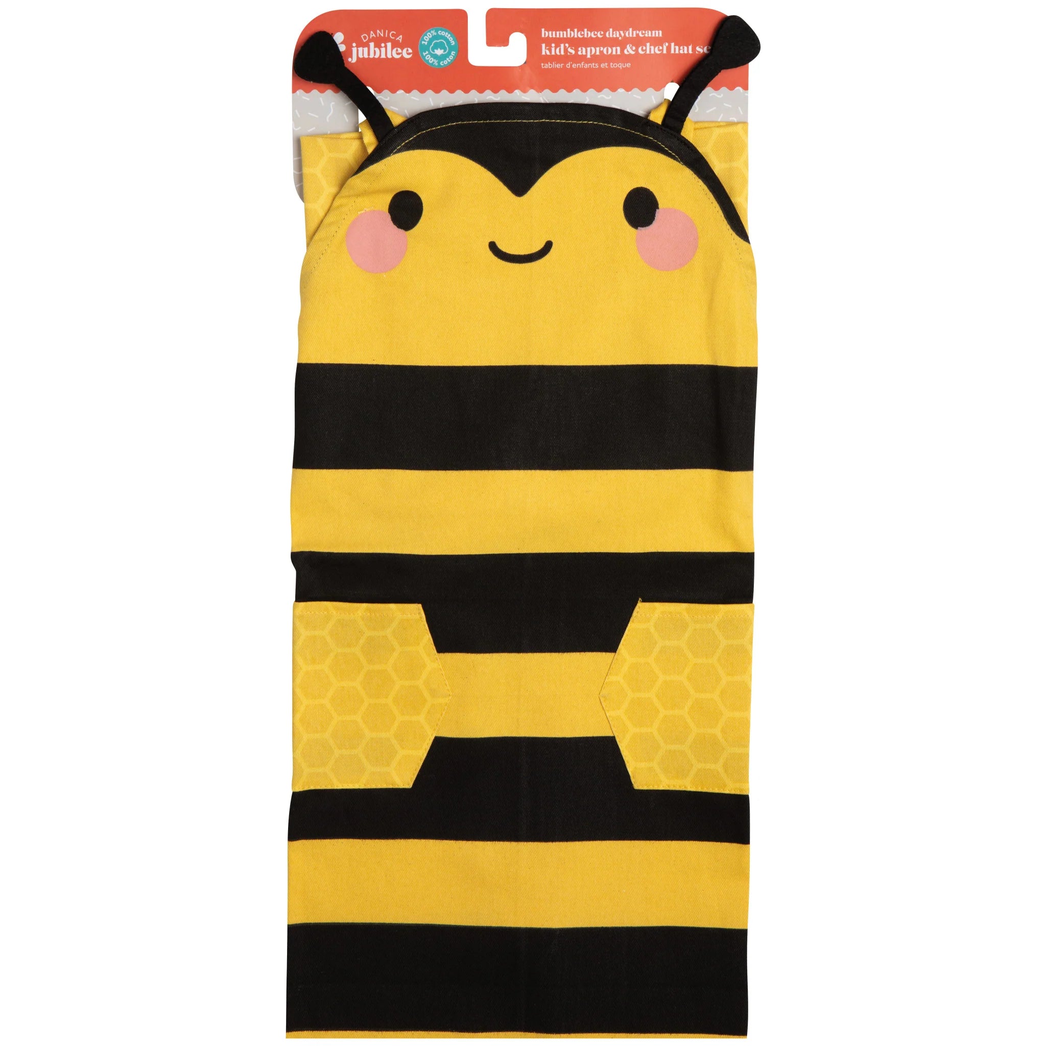 Danica Bumblebee Kid's Apron & Hat Set
