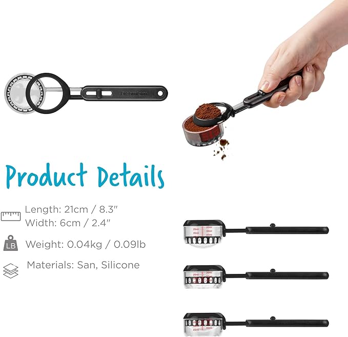 Dreamfarm Levoop – Adjustable Measuring Scoop RED