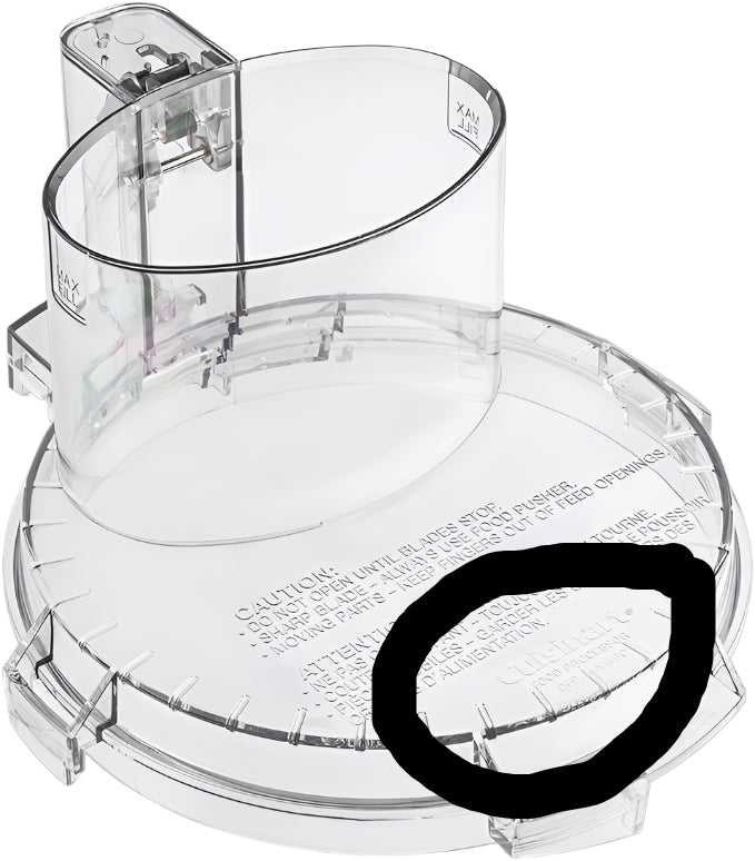Couvercle de remplacement pour bol de travail Cuisinart - DFP-14NWBCT1