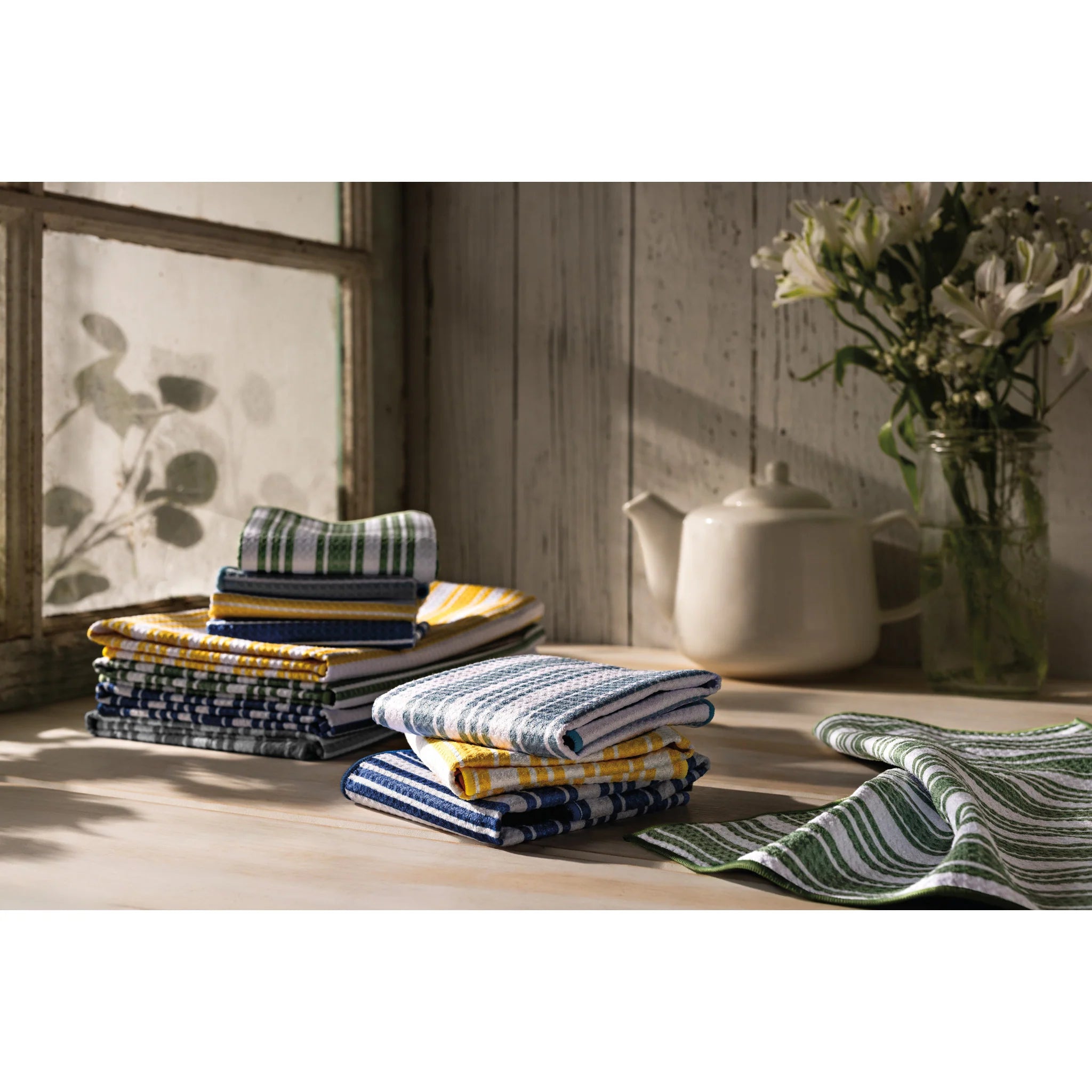 Danica Slate Blue Recycled Microfibre Dishcloths – Set of 2