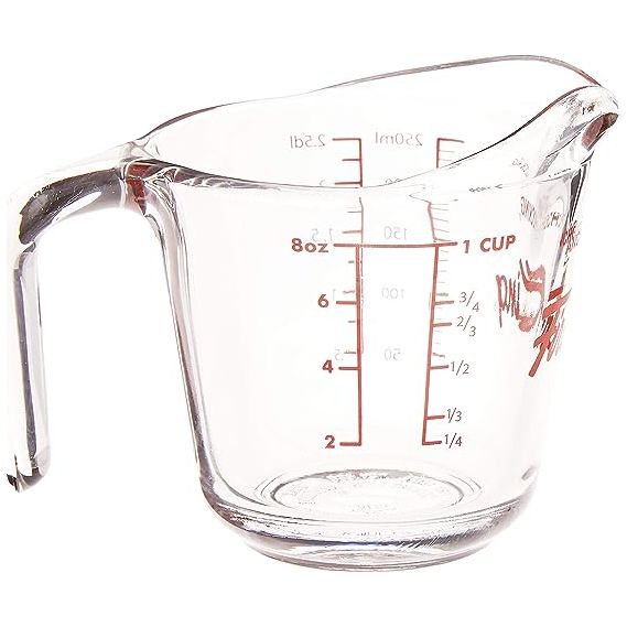 Anchor Hocking | Fire-King Glass Measuring Cup | 250ml / 1 Cup - out of stock