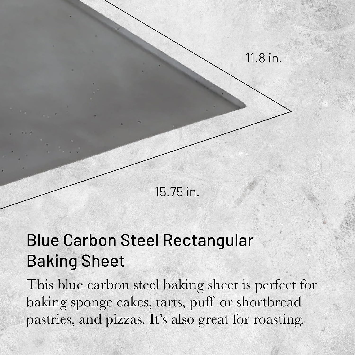 de Buyer Carbon Steel Rectangular Baking Sheet