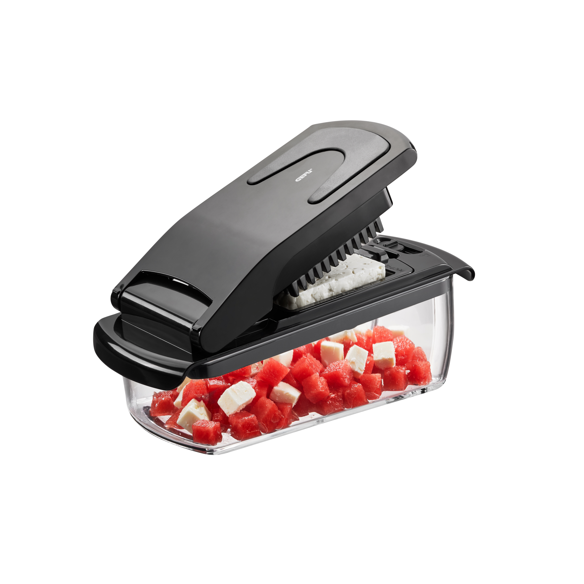 GEFU Cube & Stick Cutter with Container & Lid – TREPPO