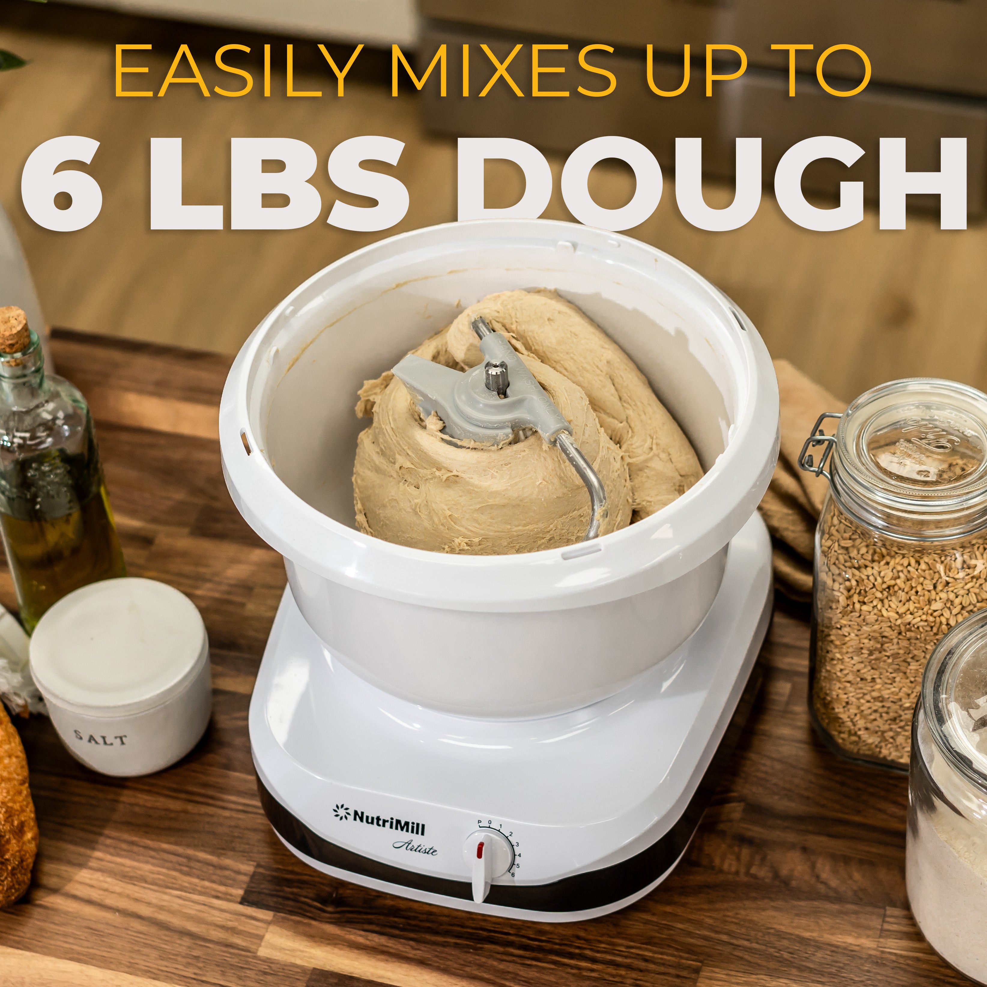 Nutrimill Artiste Mixer 500 Watts & Powerful!