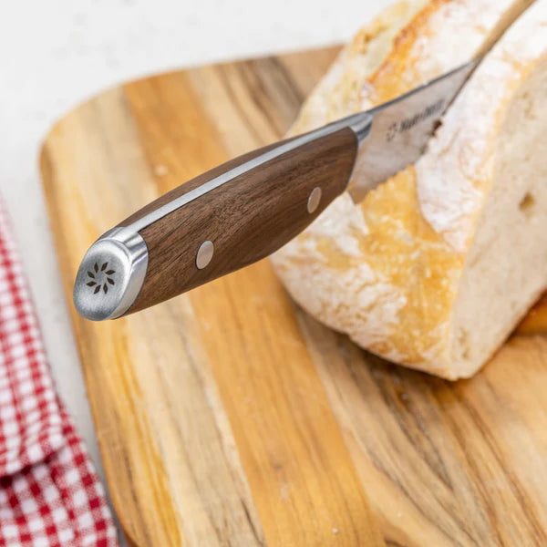 NEW! Nutrimill 8" Bread Knife with Walnut Handle