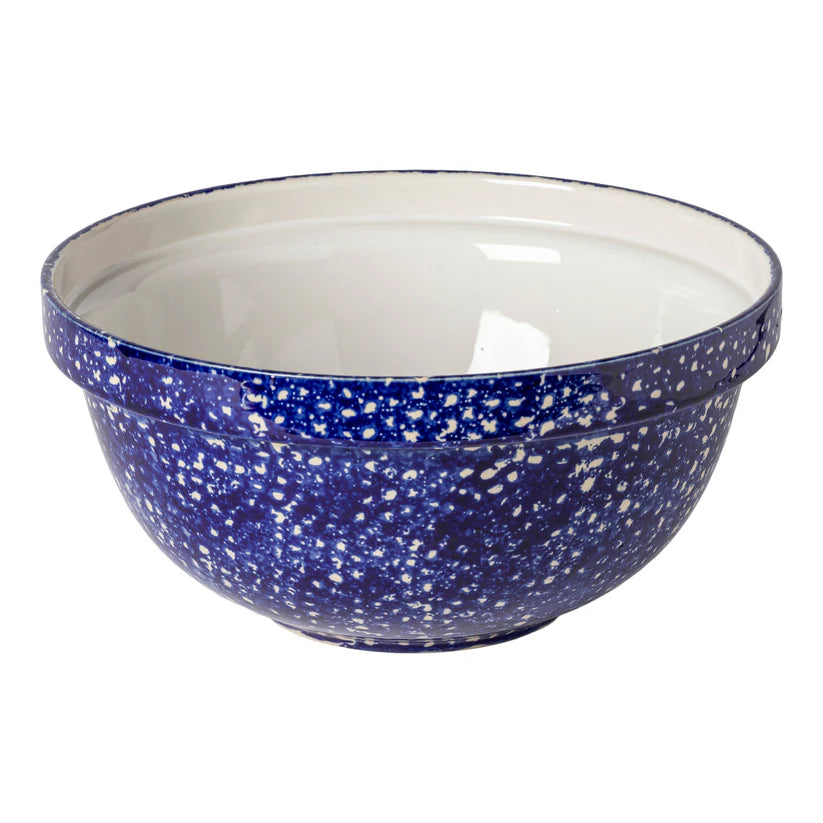 Casafina Abbey Blue Splatter Large Mixing Bowl