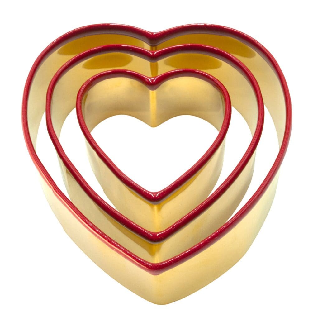 Kitchen Basics Cookie Cutter Hearts Set of 3