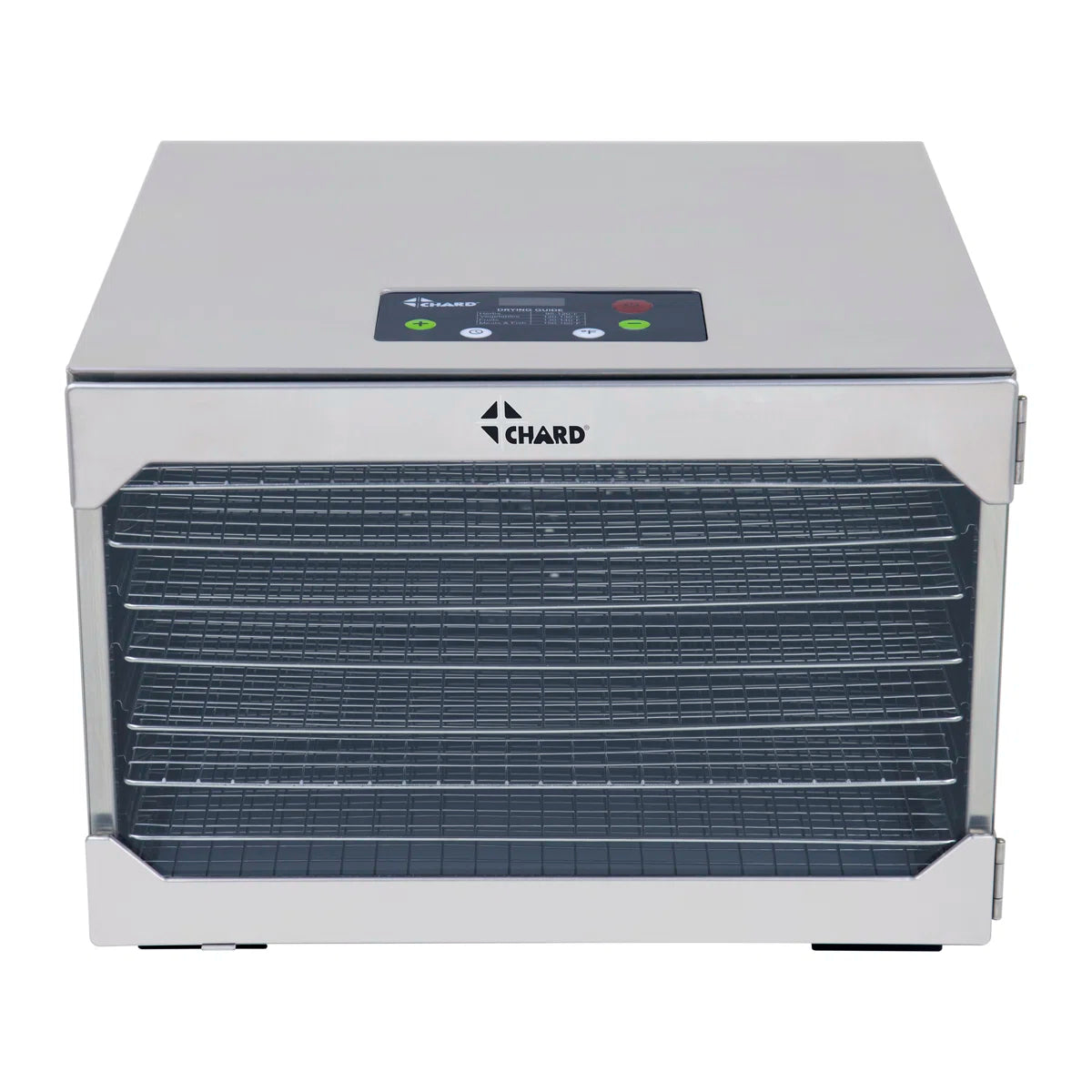 CHARD 8-Tray Stainless Steel Food Dehydrator – LED Digital Display & 1300 Sq. In. Drying Space