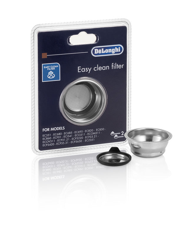 Delonghi Easy clean double dose filter 2 cup  DLSC401