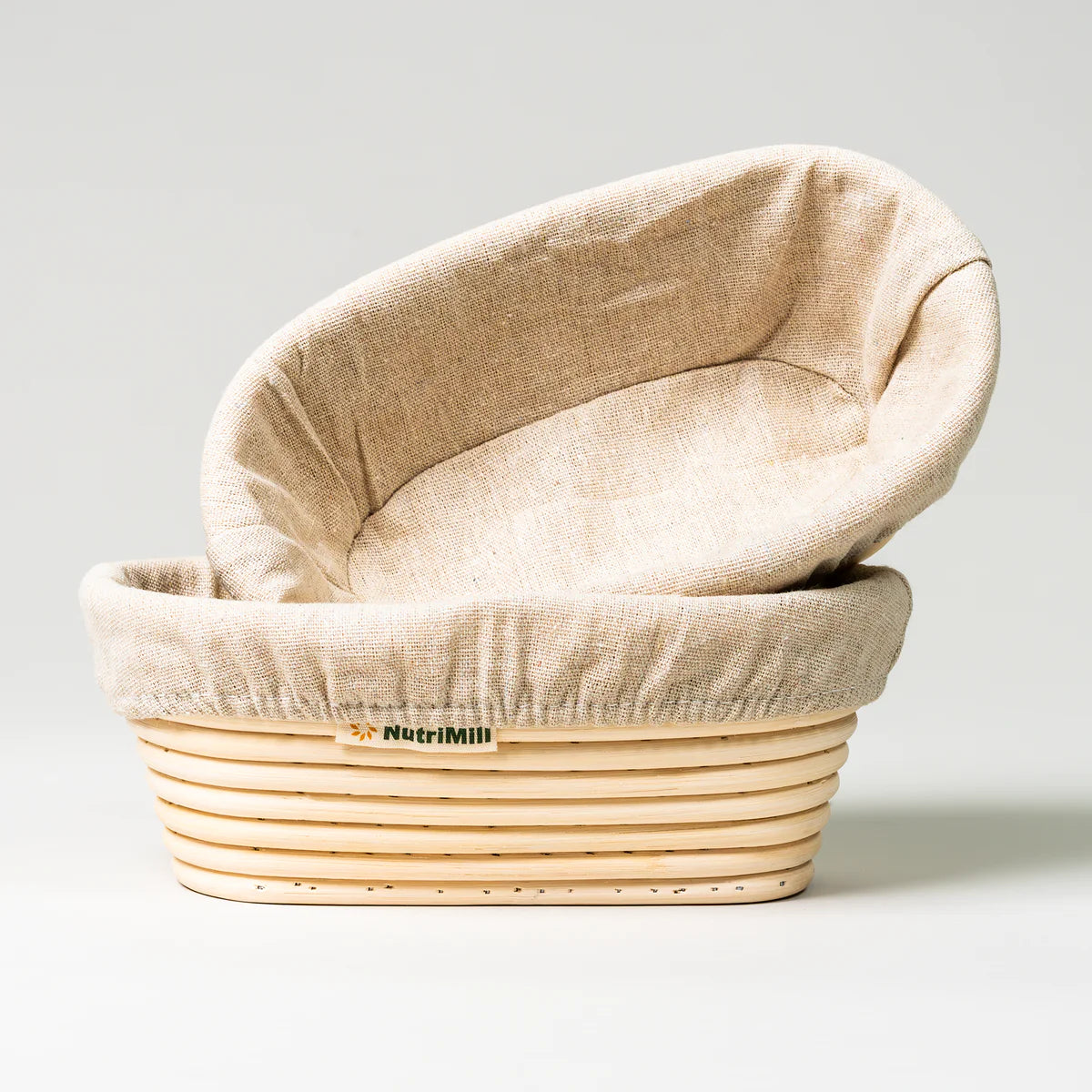 Nutrimill Banneton Basket Set Bread Proofing Set of 2