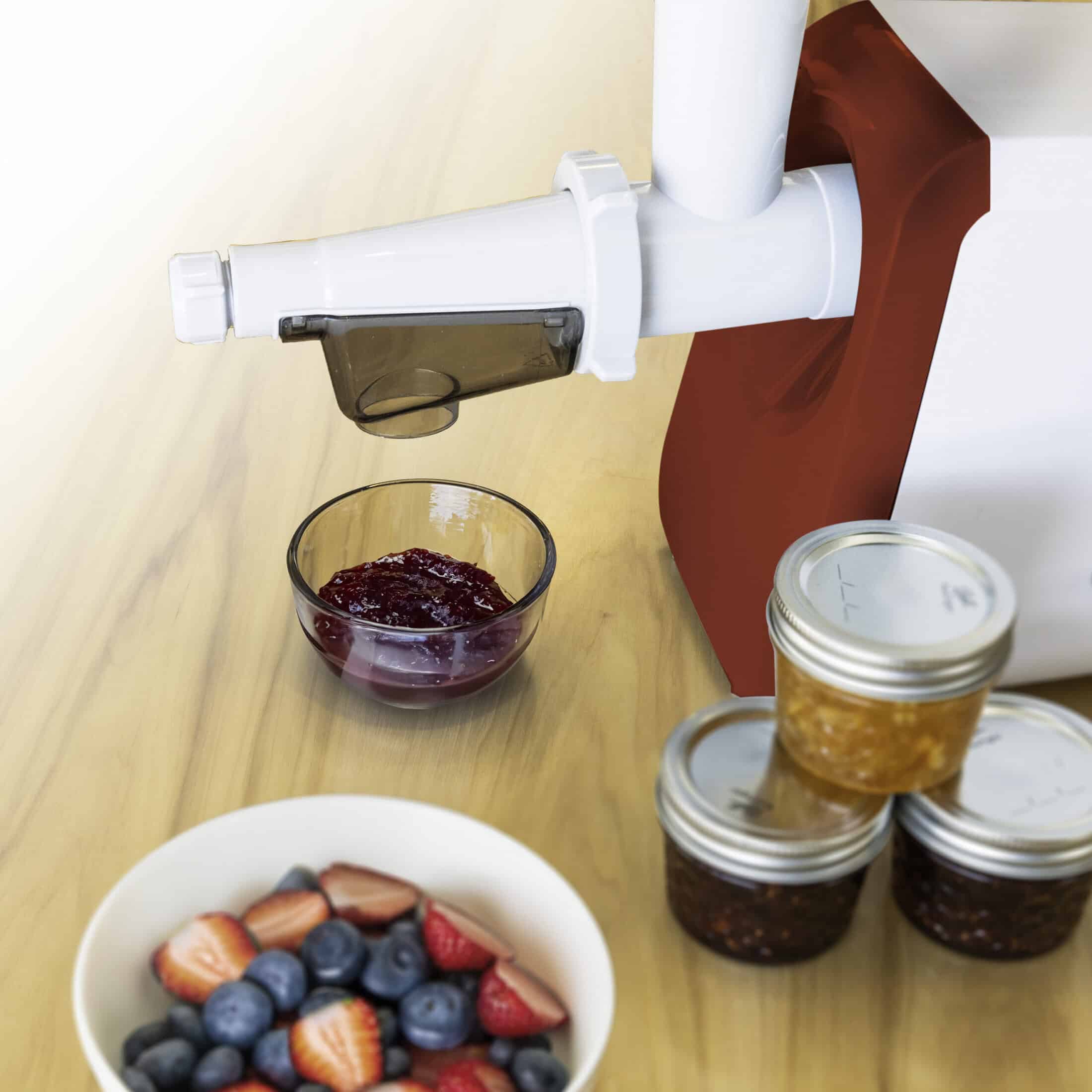 NESCO Electric Food Strainer & Sauce Maker – 3 Stainless Steel Blades