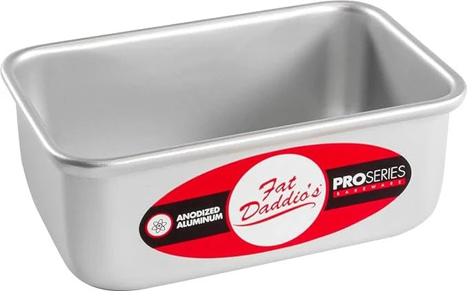 Fat Daddio's Oblong Bread Pan – Anodized Aluminum, 6.37" x 3.75" x 2.75"