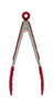Pinces de cuisine 22,5 cm 9" Acier inoxydable/Rouge