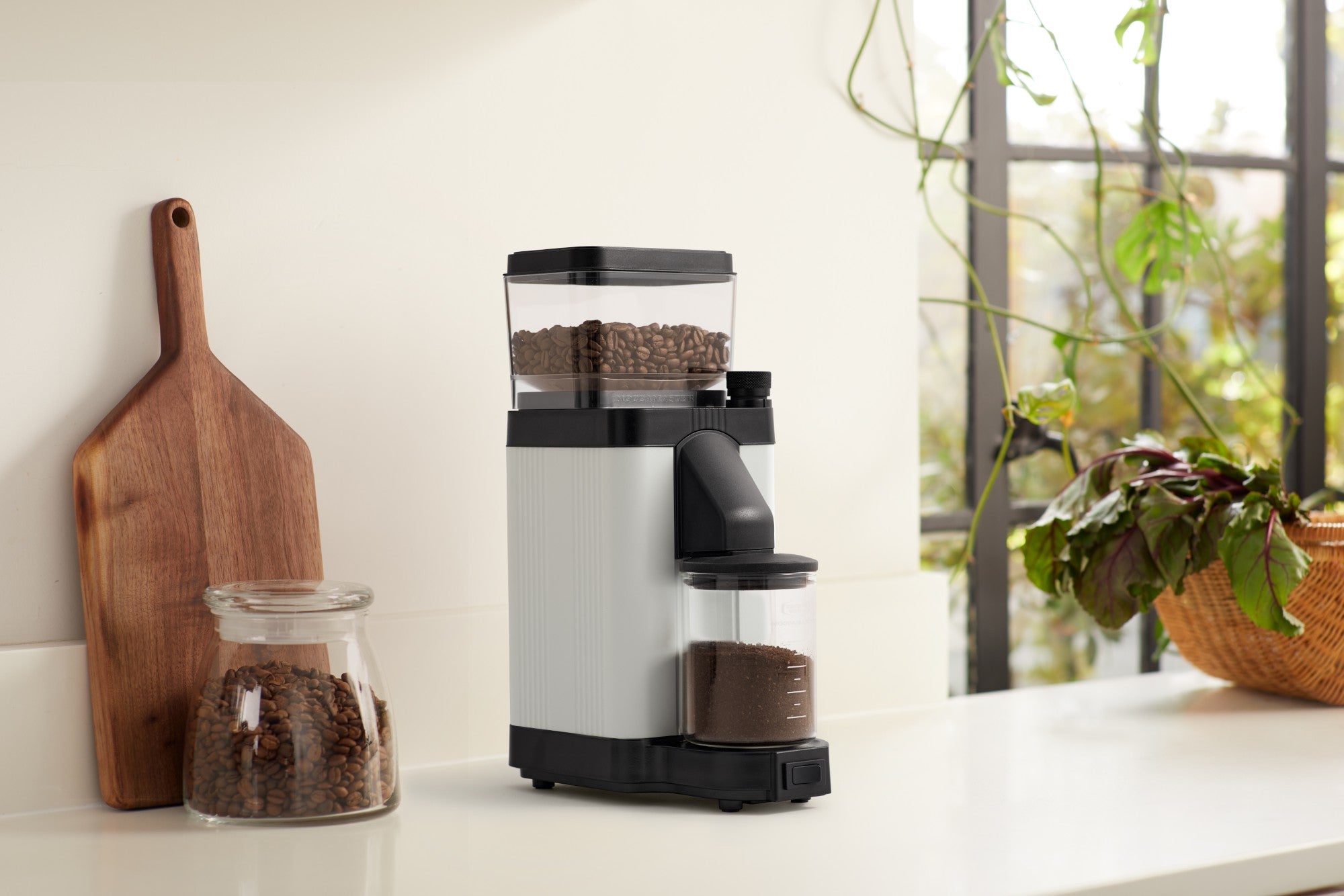 Moulin à café Moccamaster Technivorm Burr KM5 - Argent poli