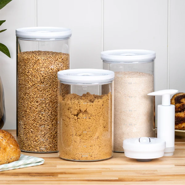 Nutrimill Glass Vacuum Sealer Container Set