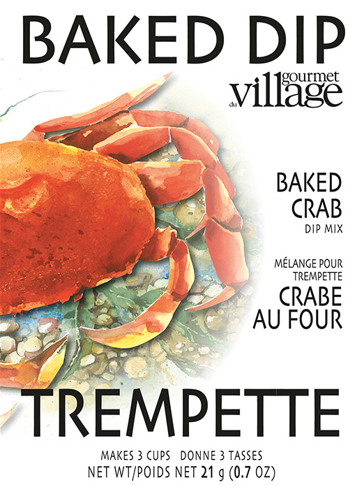 Gourmet du Village - Baked Crab Dip