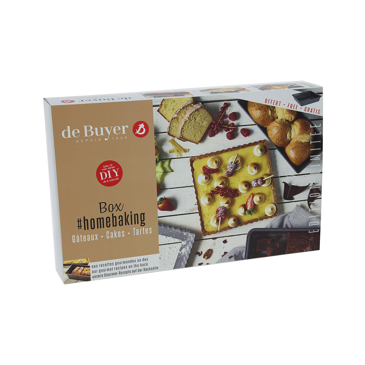 Debuyer - Coffret Pâtisserie Maison – Tartes et Gâteaux (Édition Limitée) 