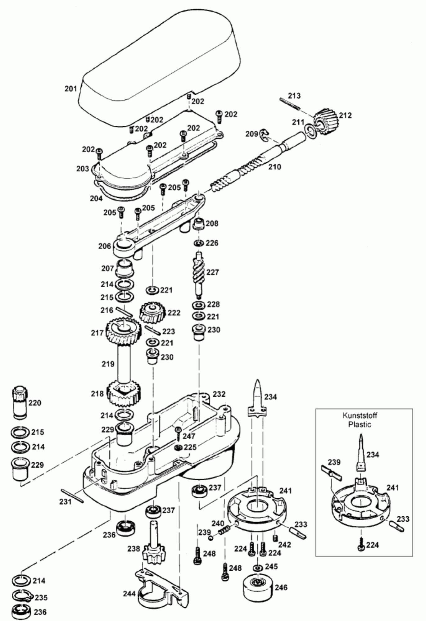 Braun KM32 Mixer Gear Set