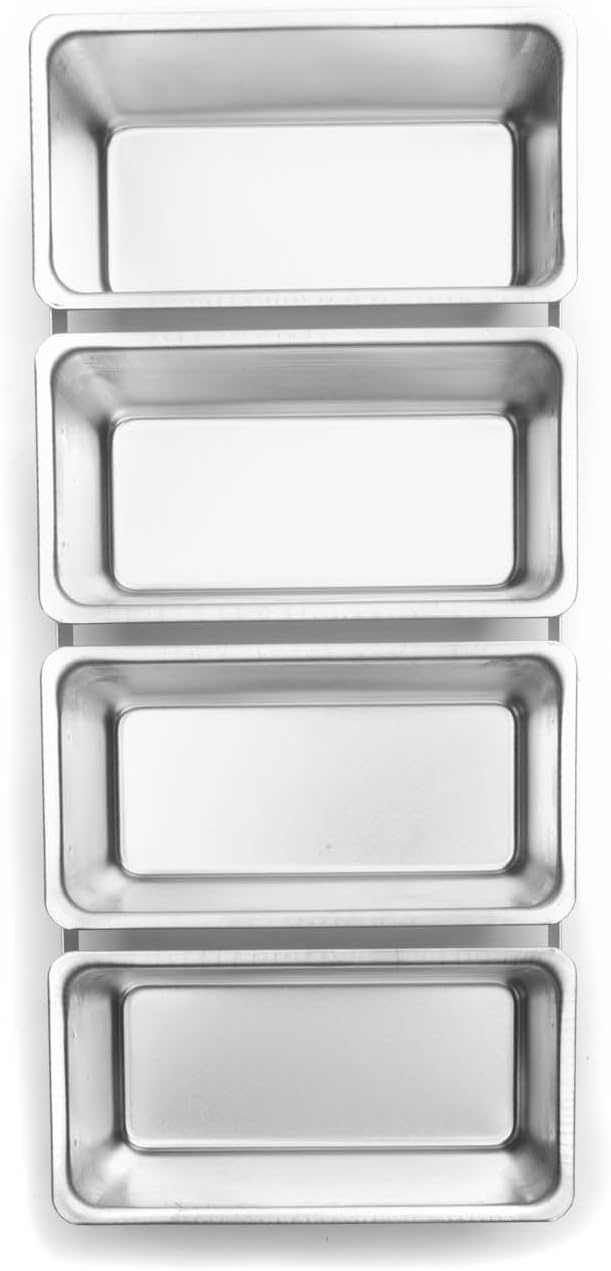 Fox Run Linked Bread Pans Stainless Steel 5.5"