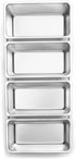 Fox Run Linked Bread Pans Stainless Steel 5.5"