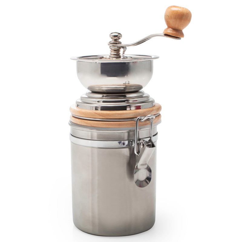 Cafe Culture Adjustable Manual Coffee Grinder Stainless Steel