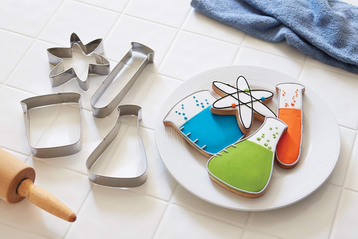 Fox Run Science Cookie Cutter Set