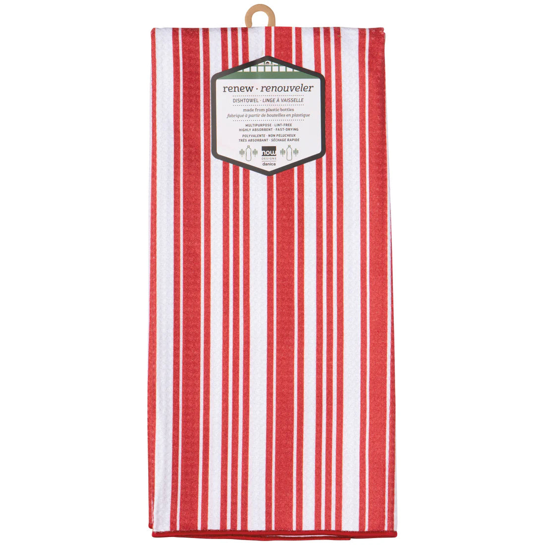 Essuie-tout en microfibre recyclée rouge Now Designs by Danica