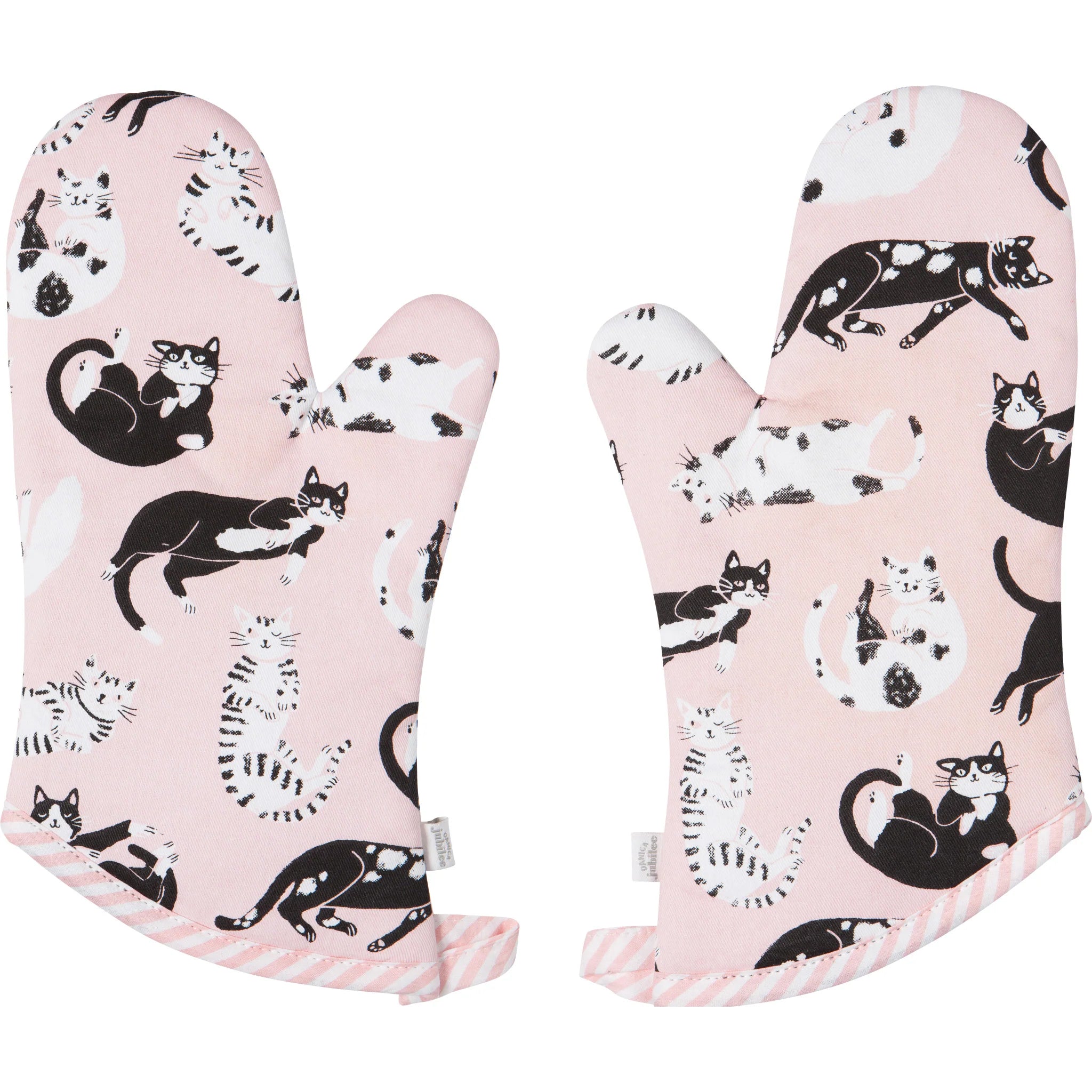 Mitaines de four en coton Danica Jubilee Meow & Furever – Lot de 2