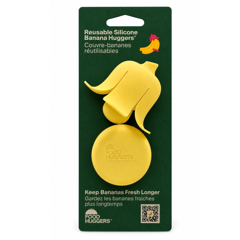 Food Huggers 2-pc Silicone Banana Saver