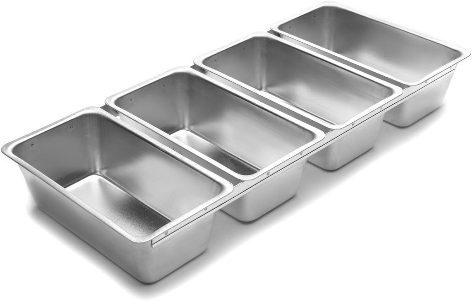 Fox Run Linked Bread Pans Stainless Steel 5.5"